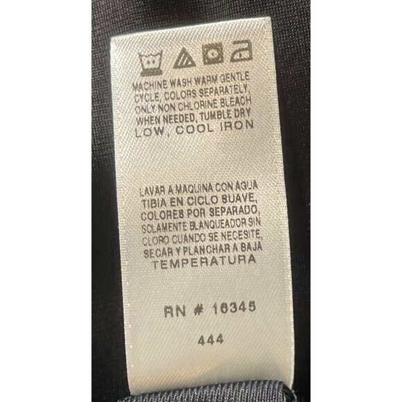 Vintage Vanity Fair Black Lace Trim Half Slip Side Slit Size 20" L/42 - Picture 6 of 6